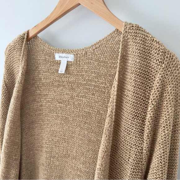 Dressbarn Camel Knit Cardigan - Picture 2 of 9